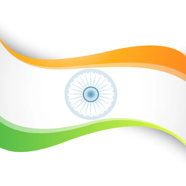 Indiska flaggan design — Stock vektor
