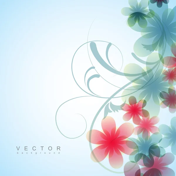 Blomma bakgrund — Stock vektor