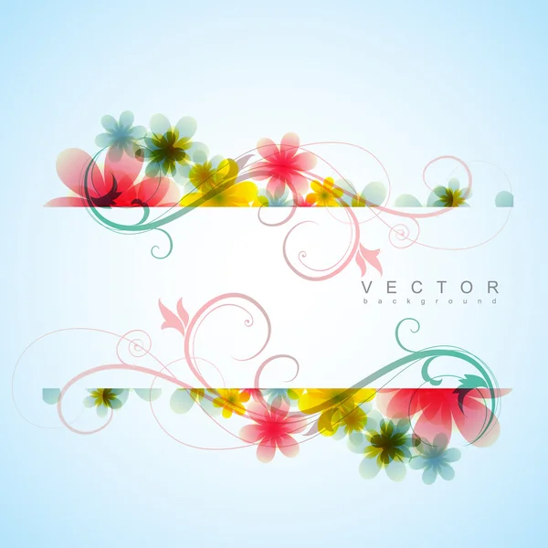 Elegant blomma bakgrund — Stock vektor