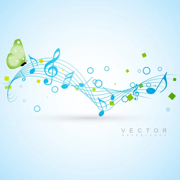 Progettazione vettoriale musicale — Vettoriale Stock
