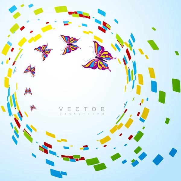 Pillangó háttér — Stock Vector