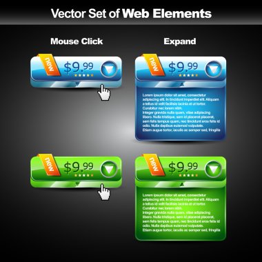 Web parlak düğme