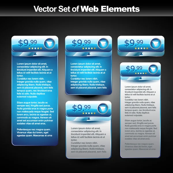 Banner de visualización web vectorial con espacio para su texto — Vector de stock