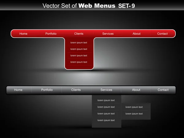 Banner web — Vector de stock