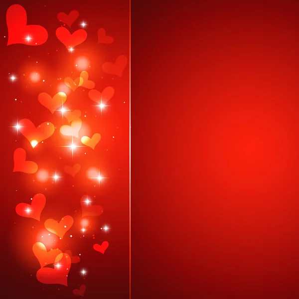 Векторный дизайн блестящего сердца — стоковый вектор