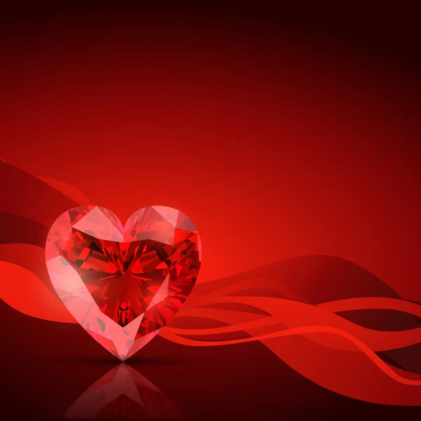 Vektor kärlek hjärta — Stock vektor