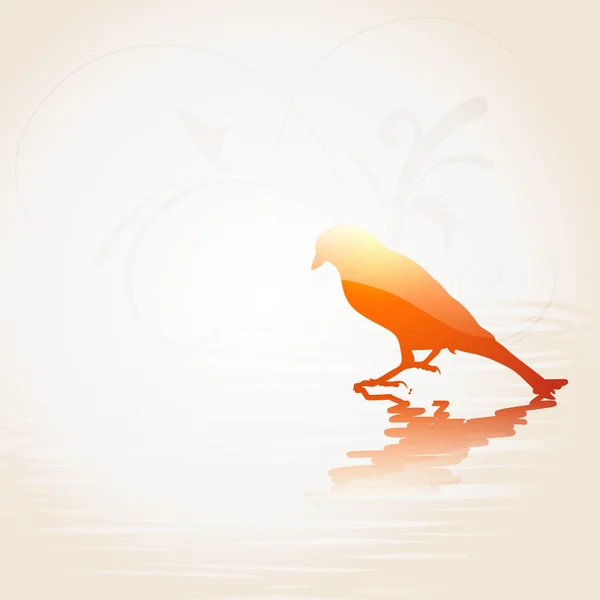Güzel kuş — Stok Vektör