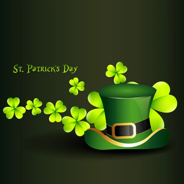 St patrick's day hat — Stock Vector
