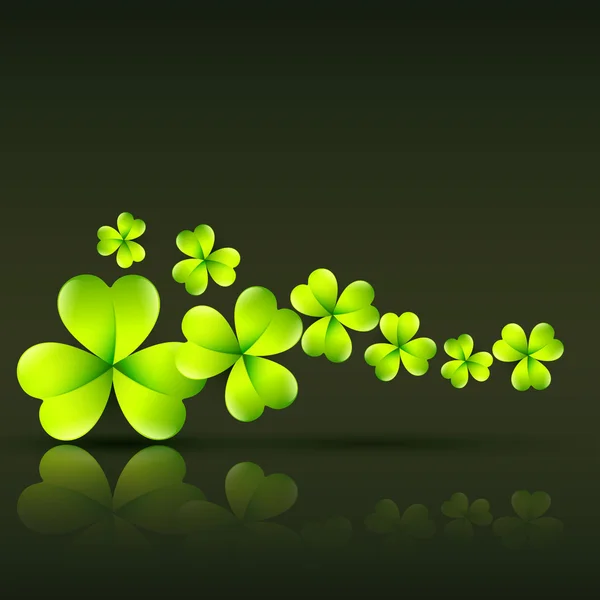 Grön st Patricks day vektor — Stock vektor