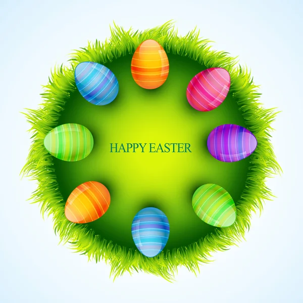Színes húsvéti tojás — Stock Vector