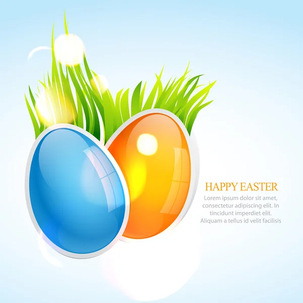 Diseño colorido de Pascua — Archivo Imágenes Vectoriales