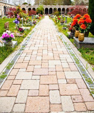 Cemetery architecture - Europe clipart