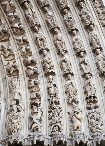 Notre Dame Cathedral - Paris — Stok Foto