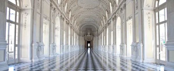 Itália - Palácio Real: Galleria di Diana, Venaria Fotos De Bancos De Imagens