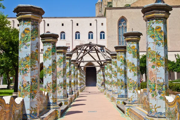 Santa chiara kloster - Neapel — Stockfoto