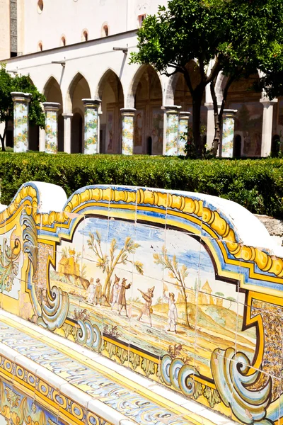 Монастир Санта Кьяра - Неаполь — стокове фото