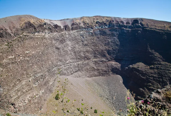 Vesuvius crater — Stock Photo, Image