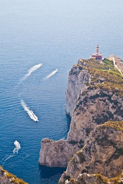 Panorama da ilha de Capri — Fotografia de Stock