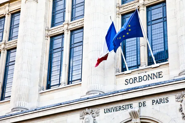 Paris - universitätszugang zur sorbonne — Stockfoto