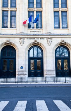 Paris - Sorbonne University Entrance clipart