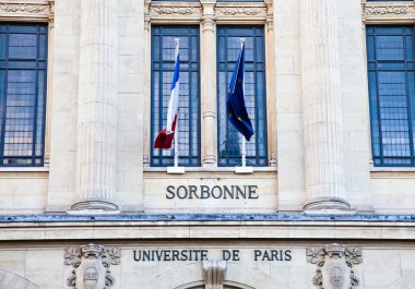 Paris - Sorbonne University Entrance clipart