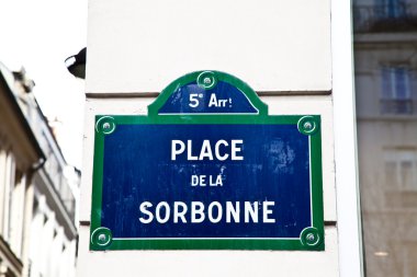 Paris - sorbonne sokak tabelası