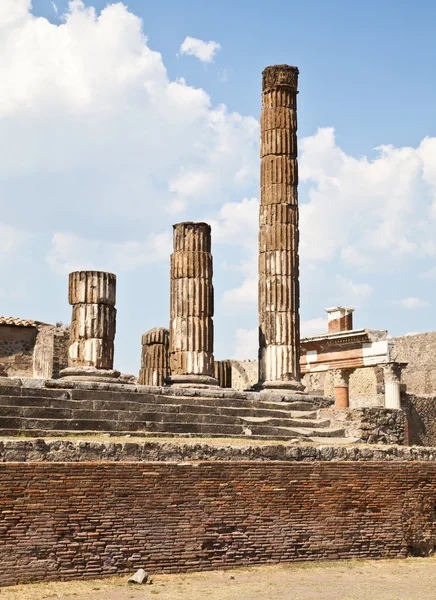 Pompeje - archeologická lokalita — Stock fotografie