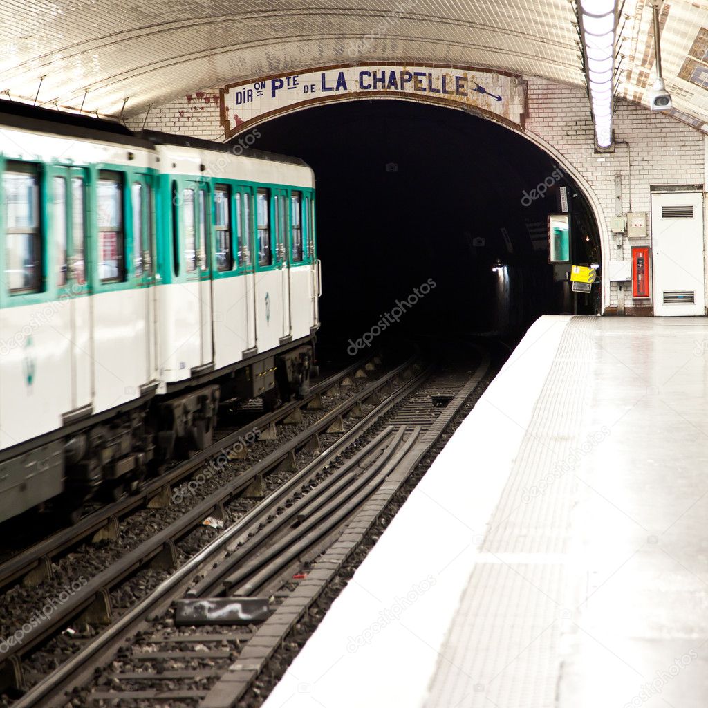 Paris Metro Station