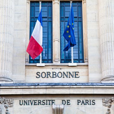 Paris - Sorbonne University Entrance clipart