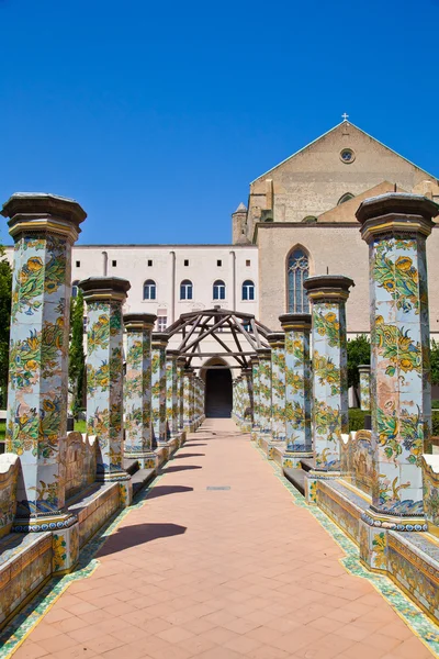 Klasztor Santa chiara - Neapol — Zdjęcie stockowe