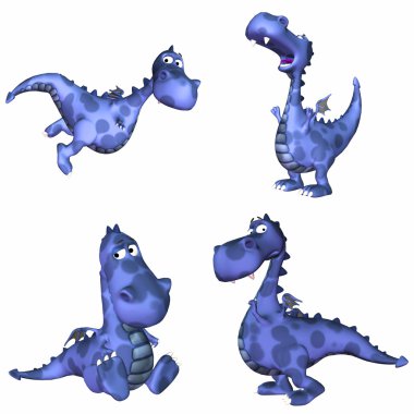 Blue Dragon Pack - 2of3 clipart