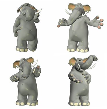 Elephant Pack - 2of2 clipart