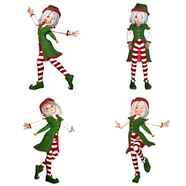 Christmas Elf Pack - 2of6 clipart