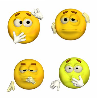 Emoticon Pack - 3of9 clipart