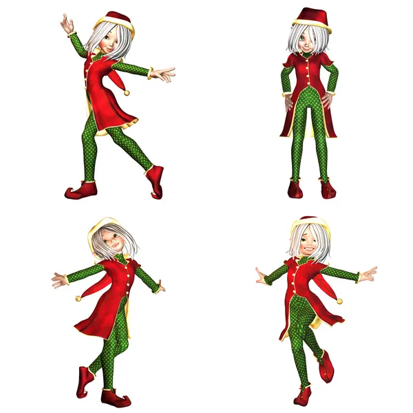 Pacote de Elfo de Natal - 4of6 — Fotografia de Stock