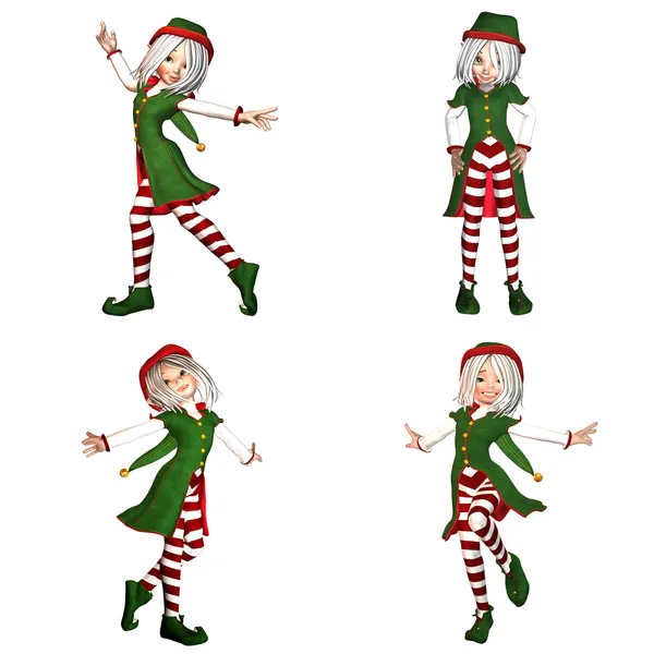 Pacchetto Elfo di Natale - 2of6 — Foto Stock