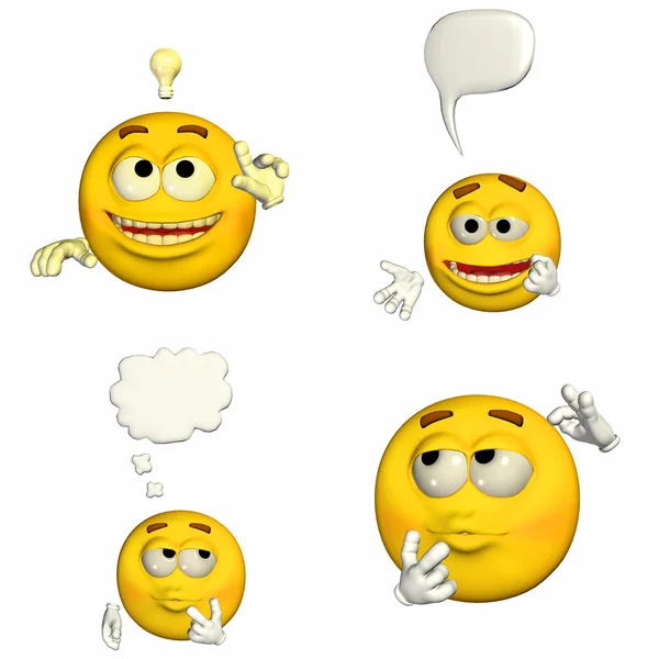 Emoticon Pack - 1of9 — Stock Photo, Image