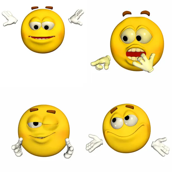 Emoticon Pack - 7of9 — Stock Photo, Image