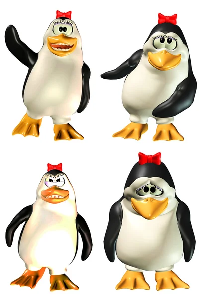 Female Penguin Pack — Stock Photo, Image