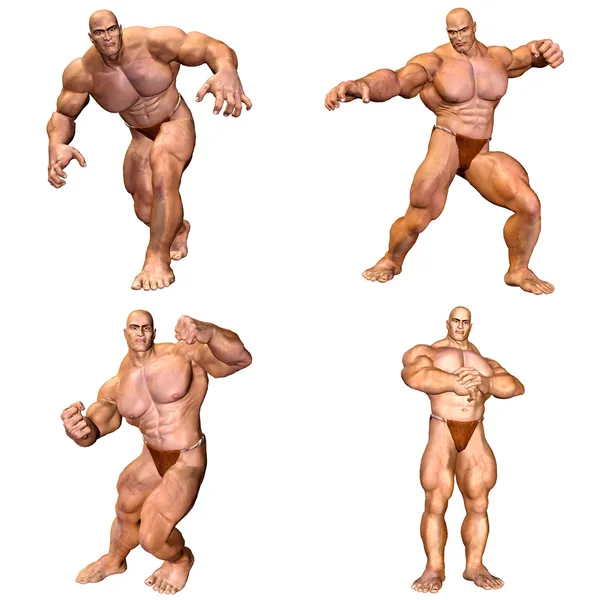 Paquete de hombres musculares - 1of2 —  Fotos de Stock