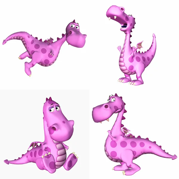 Pink Dragon Pack - 2of3 — Stock Photo, Image
