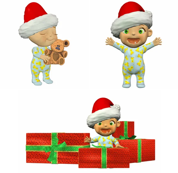 Weihnachts-Babypaket — Stockfoto