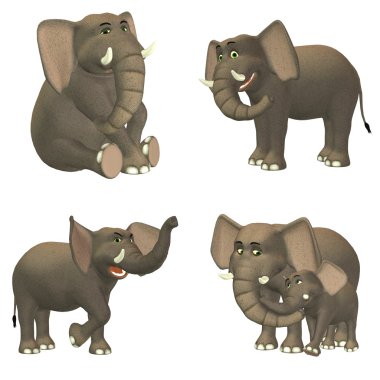 Elephant Pack clipart