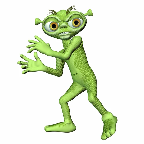 Green Alien — Stock Photo, Image