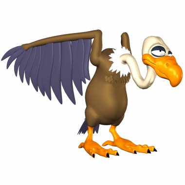 Cartoon Vulture clipart