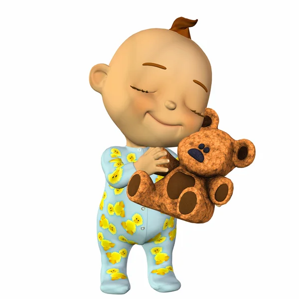 Happy baby cartoon — Stock Photo, Image