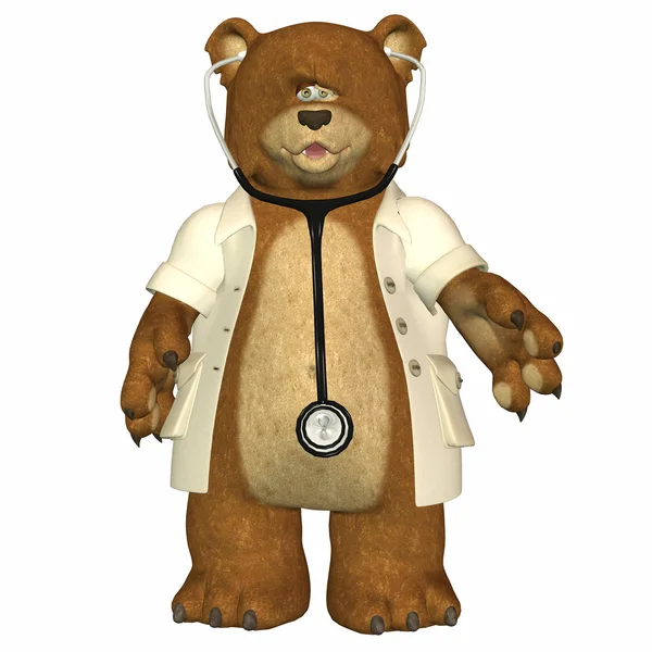 Niedźwiedź lekarz — Zdjęcie stockowe