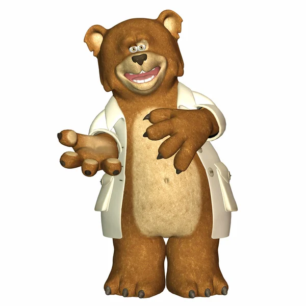 Niedźwiedź lekarz — Zdjęcie stockowe