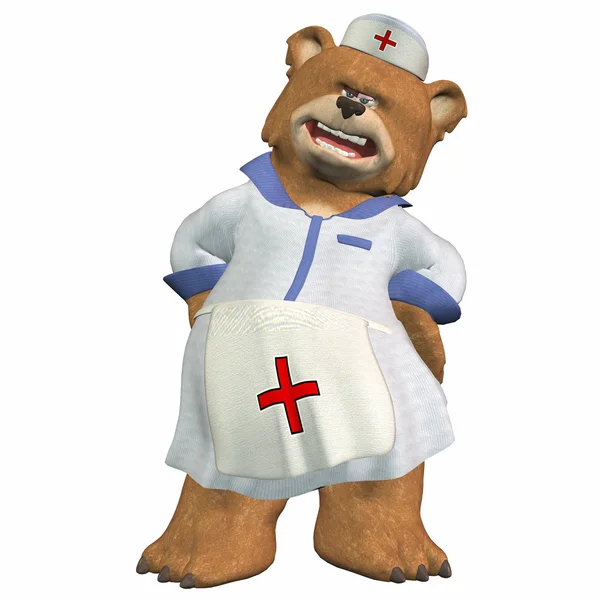 Enfermeira Urso — Fotografia de Stock