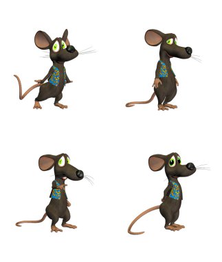 Cartoon Mouse Pack 1/3 clipart